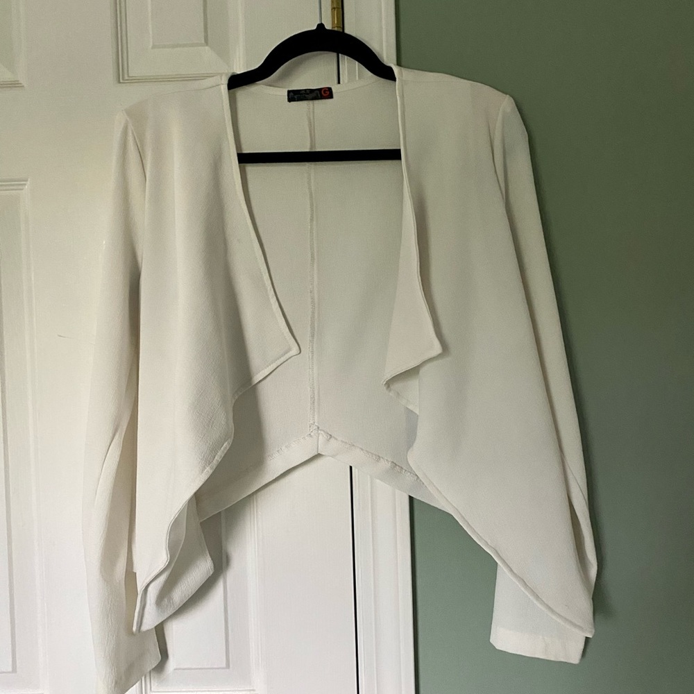 White blazer